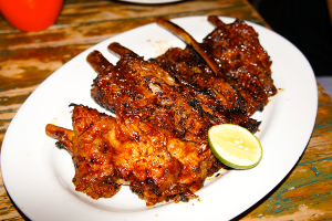 Naughty Nuri’s BBQ pork ribs.