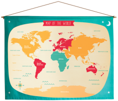 Map of the world from the Asylum Seeker Resource Centre.