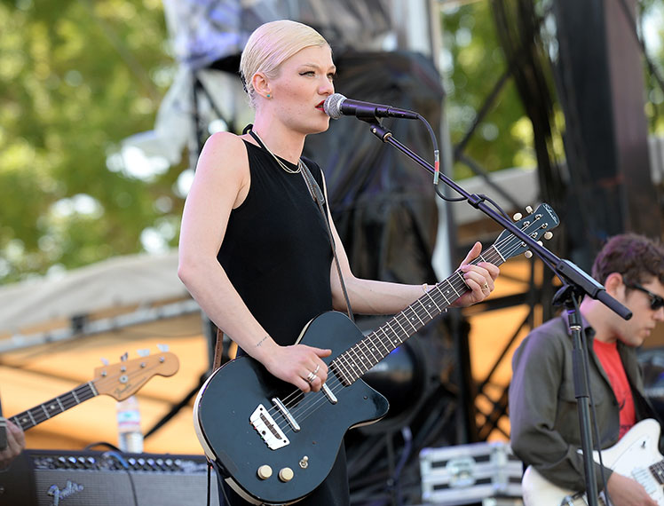 Trixie Whitley performs at the Bonnaroo Music and Arts Festival in Manchester, Tennessee in June.