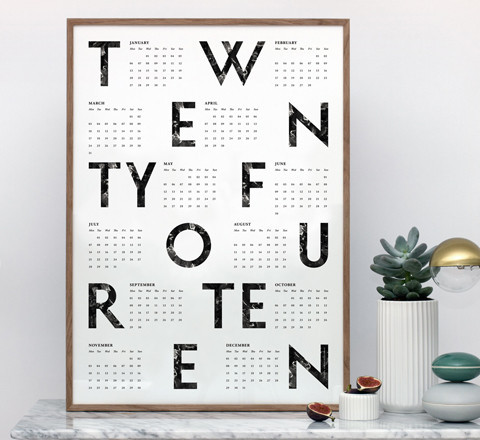 8. 2014 Wall Calendar
