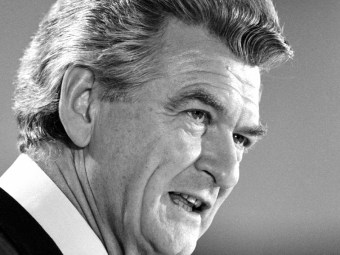 Prime Minister Bob Hawke in 1983