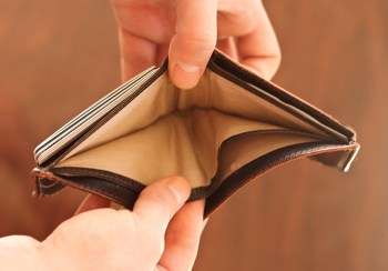 Empty wallet