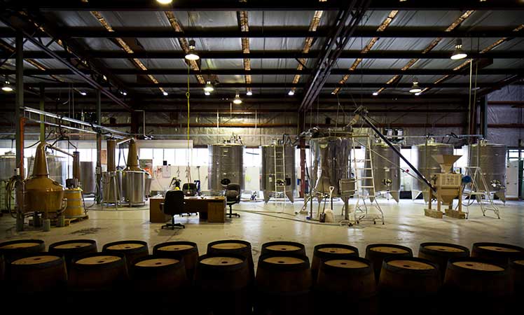 The distillery floor at Starward.