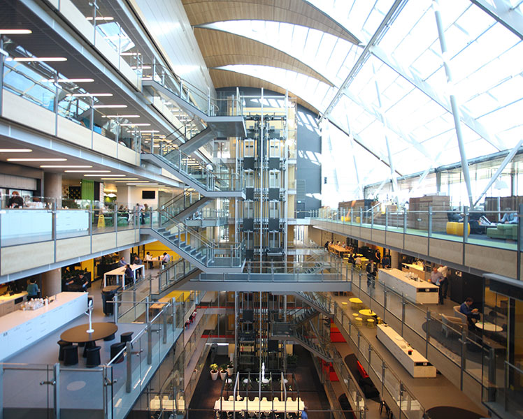Pared down elegance and open spaces at CBA. Source: Supplied.