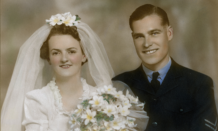 Joy and Bill in 1944