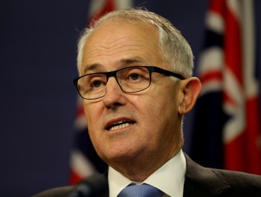 Malcolm Turnbull speaks in Canberra
