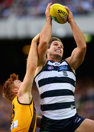 Kyle Cheney played David to Hawkins' Goliath. Photo: Getty