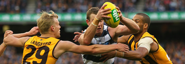 Steve Johnson, best afield for three quarters, weaves some magic. Photo: Getty