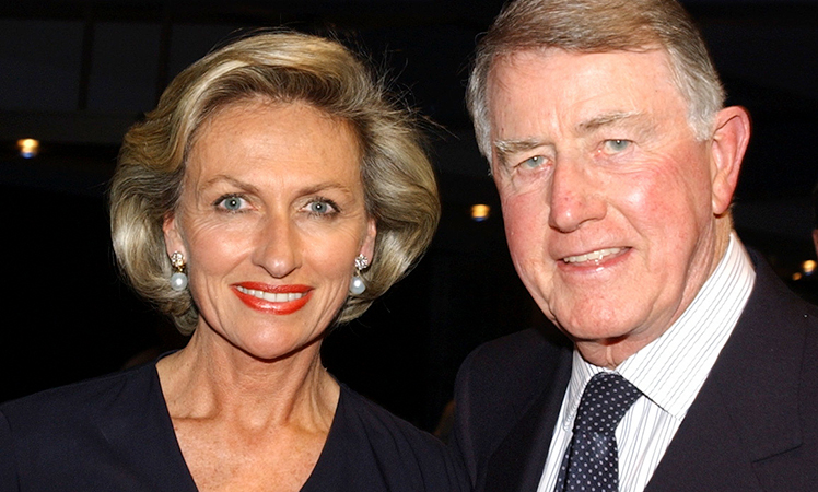 Wran and his wife Jill.