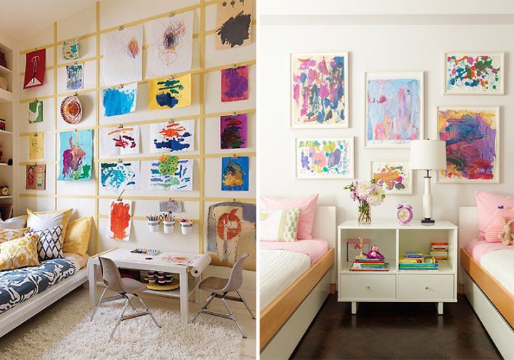 6 childrens artwork