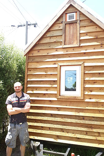 Bijou beauty: Michael Raftos of Melbourne with his pride and joy.