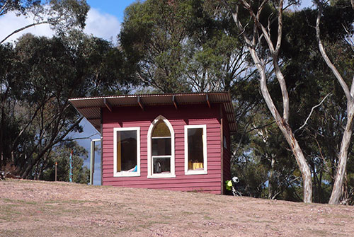 Greg Foyster was intrigued by architect Peter Cowman's tiny house in Castlemaine. Photo: Supplied.