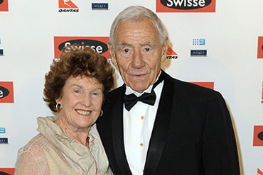 Tommy and wife Maureen last year.