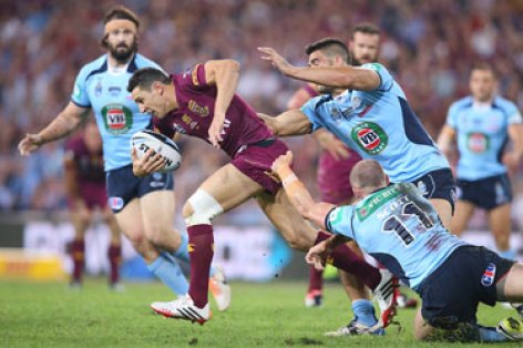 Billy Slater was magnificent in defeat. Photo: Getty