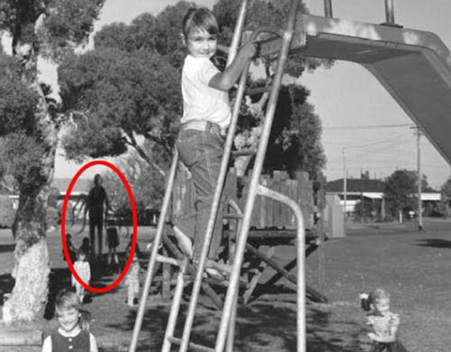 One of the first known images containing the Slender Man.