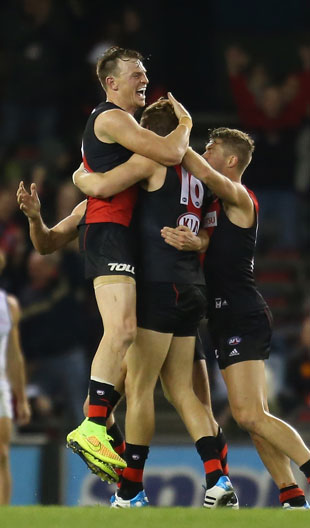 Brendon Goddard lifted the Dons to victory. Photo: Getty