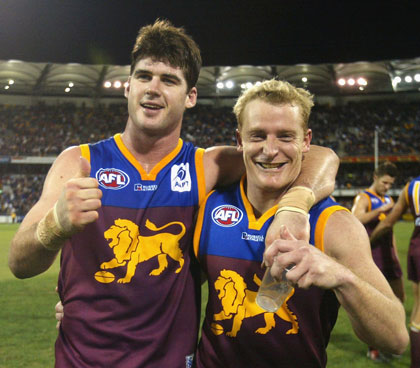 Glory days: with Michael Voss in 2004. Photo: Getty