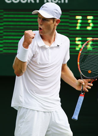 Qualifier Luke Saville enjoying the best moment of his career to date. Photo: Getty