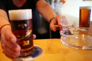 Smoking and drinking are less popular overall. Source: Getty.