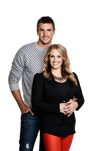 Darren and Deanne Jolly have it out on The Block but always make up. Photo: Nine