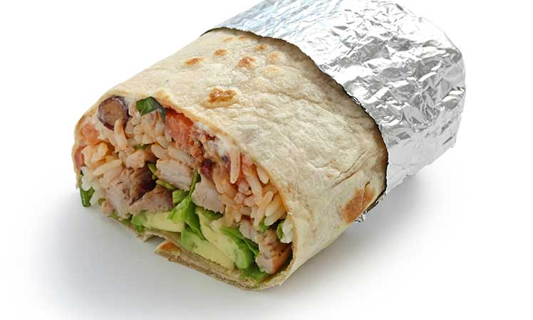 Rice in a burrito ... really?