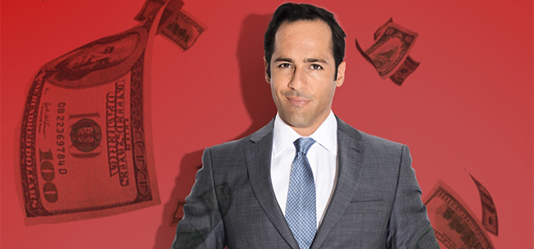 Alex Dimitriades stars in The Melbourne Theatre Company's Glengary Glen Ross. Photo: MTC