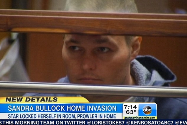 Sandra Bullock's stalker Joshua Corbett in court.