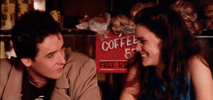 Say Anything: John Cusack and Ione Skye. Photo: AAP