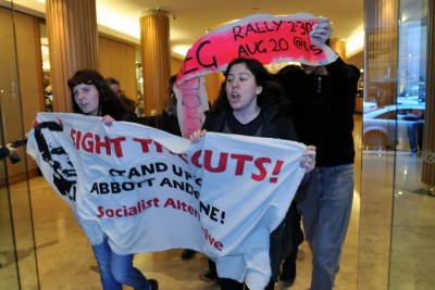 Protestors.