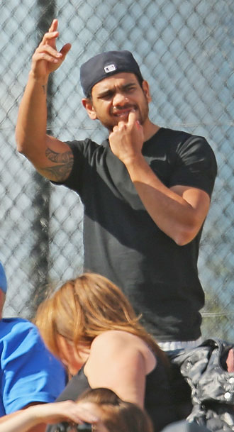 Will Cyril put his hand up? Rioli watches Sunday's VFL preliminary final between the Box Hill Hawks and Williamstown. Photo: Getty