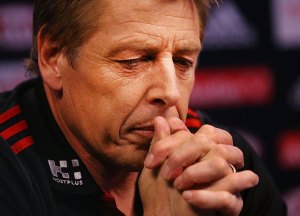 Mark Thompson is pondering his future as a Bomber.