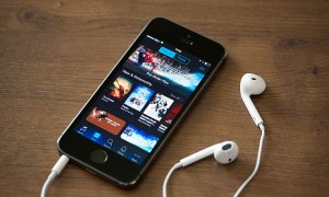 Search for the podcast you want, subscribe, then download the audio file. 