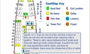 There are good seats and bad seats on every plane.