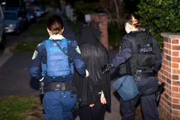 Terror raids in Sydney Australia