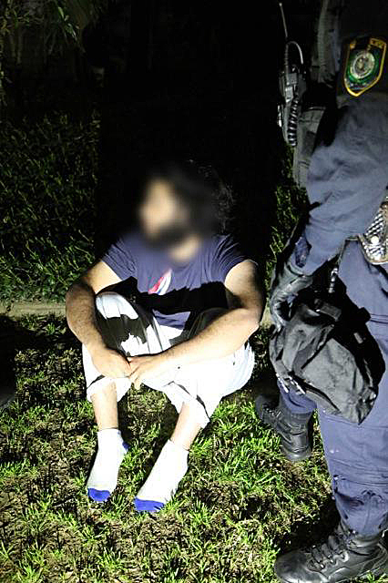 A man is arrested early Thursday morning in Sydney's north-west suburbs.