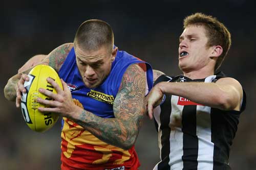 The Beams Boys, Claye and Dayne, will be in same colours next season. Photo: Getty