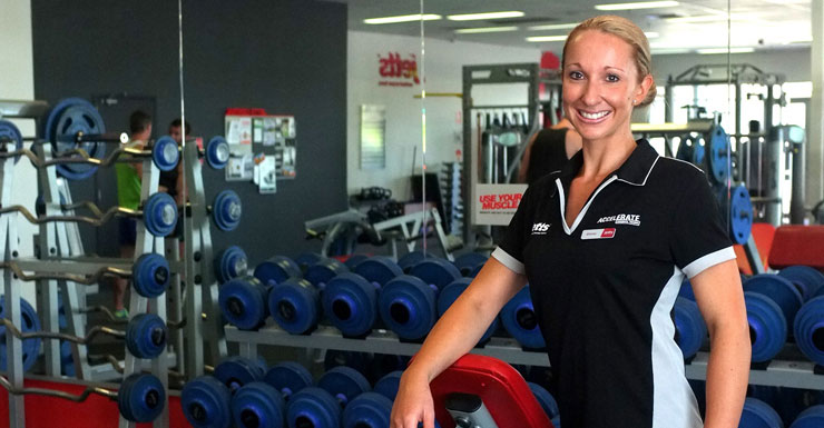Jetts personal trainer Emma James