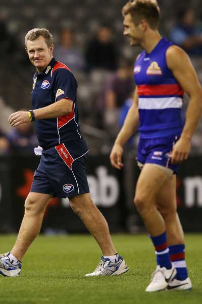 Brendan McCartney and Shaun Higgins. Now both are gone. Photo: Getty