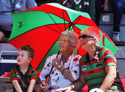 The joy at Redfern crossed the generations. Photo: Getty