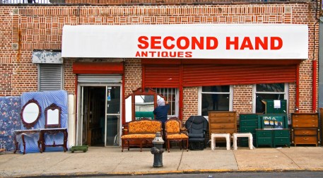 money second hand shop vintage thrift furniture
