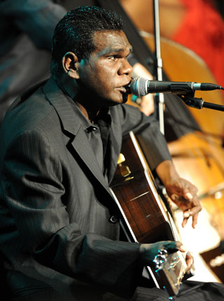 Professor Spurr mocked singer Geoffrey Gurrumul Yunupingu. Photo: Getty