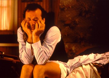 As the hapless Phil in Groundhog Day. Photo: AAP