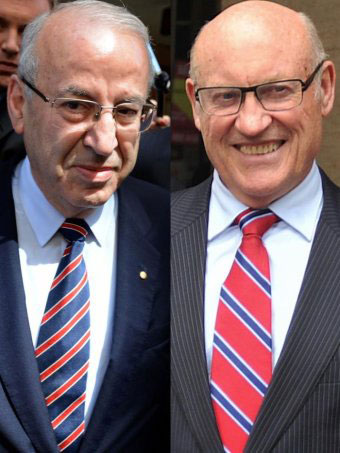 Eddie Obeid and Ian Macdonald. Photo: AAP