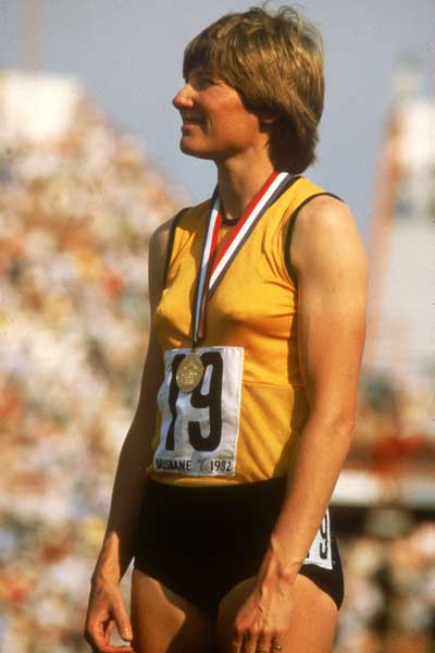 Raelene Boyle during the 1982 Commonwealth Games in Brisbane. Photo: Getty