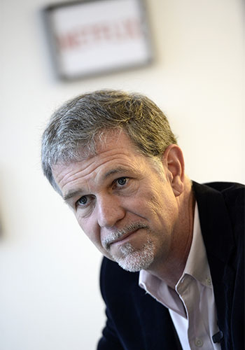 Netflix founder and CEO Reed Hastings. Photo: Getty