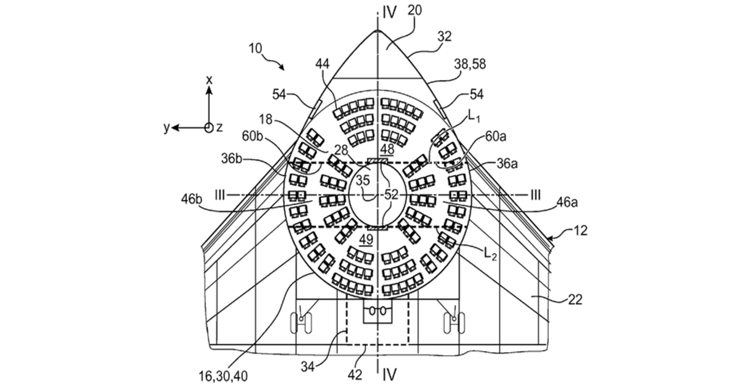 Airbus circle cabin patent
