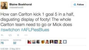 deleted tweet