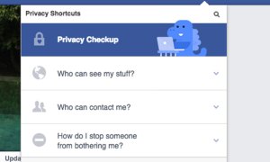 Keep an eye on your privacy. 