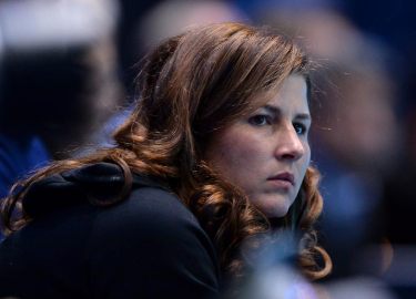 Roger Federer's wife, Mirka.
