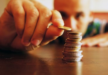 Stack of coins